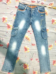 Cargo Blue #Jeans / Waist Size 28