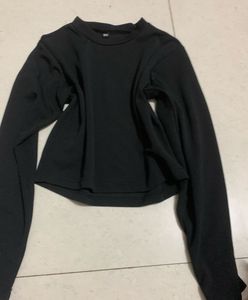 Simple Black Daily Wear Top