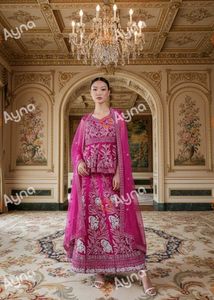 Hot Rani Pink Bridal Lehenga