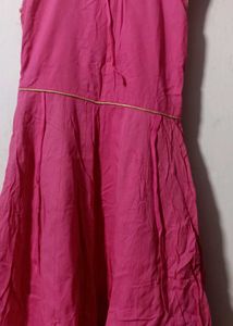 Beautiful Pink Flared Kurti