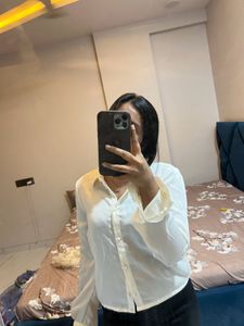 White Button-Down Shirt