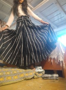 Ethnic Skirt Black