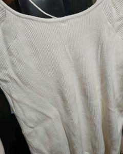White Long Sleeve Top