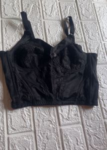 Vintage Black Lace Bra