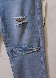 Distressed Denim Jeans