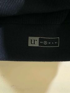 Urbanic Black Ribbed Sports Bra
