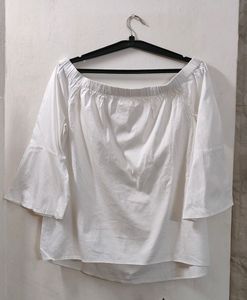 Michael Kors Original Cotton Off shoulder Top