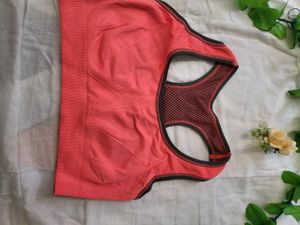 Coral Sports Bra