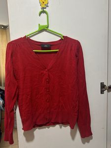 Red Full Sleeve Top