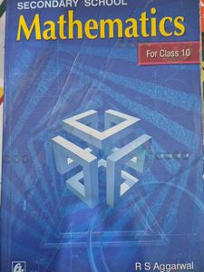 R.S. Aggarwal Mathematics Book - Class 10