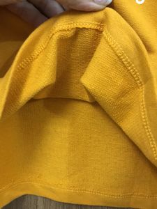 Mustard Yellow Sweatshirt With Hoodie