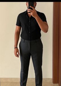 D’Cot carbon blue formal pants