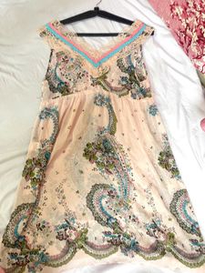 Boho Chic Paisley Mini Dress