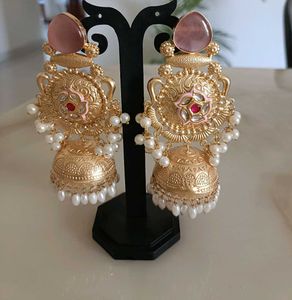 Pure Brass Jhumka Earrings