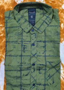 Killer Green Checkered Casual Shirt