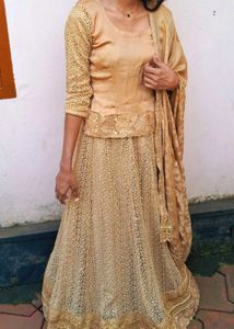 Golden Wedding Lehenga✨