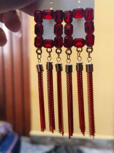 Hot Red New Earrings
