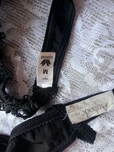 Black Floral Lingerie Set