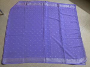 Lavender Soft Silk Saree