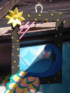 Peacock Picture Frame