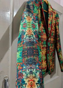 Fluorescent Green Blazer