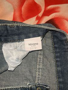 Wide Leg Denim Jeans