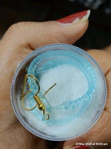 Brand New Unused Unique Glass Earrings