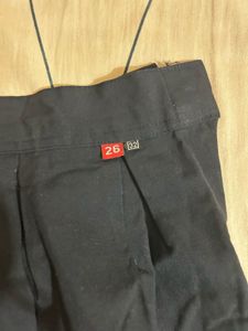 Pleated Gray And Blue Skirt Combo