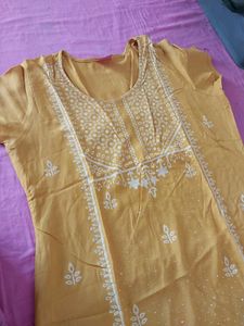 Mustard Kurta