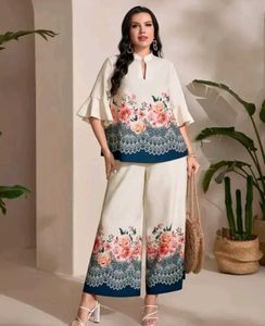 Floral Print Two-Piece Set