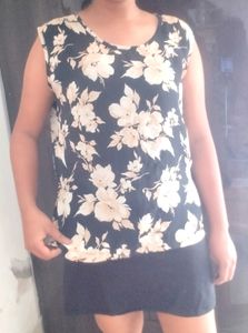 Women Half Sleeve Long Top