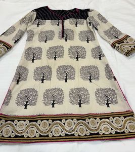 Kurti with Tree Print