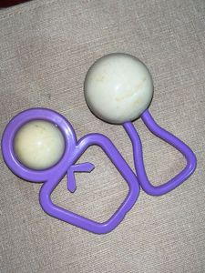 Vintage Mattel Hello Ball Rattle Toys