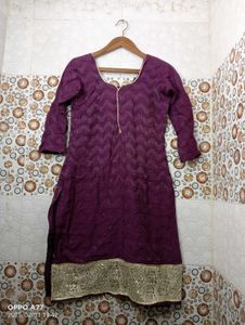Purple Casual Kurta Sets &amp; Suits (Women&#39;s)