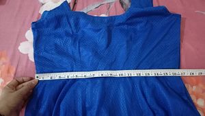 Gown With Poncho Blue