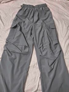 Grey Cargo Pants