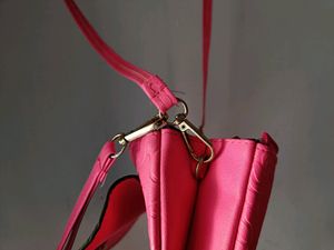 Pink Sling With Detachable Strap