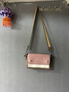 A Pink&amp; Brown Sling Bag