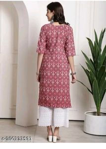 Peach Silk Kurti