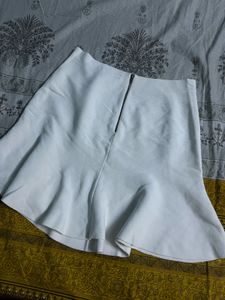 white short skirt