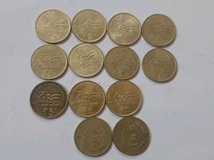 Combo Of 5rs Rare Coins