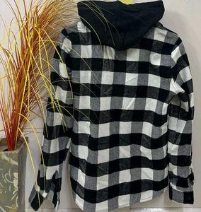 Black And White Converse Jacket With Hood