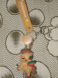 Dragon Run Unicorn Keychain