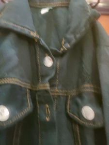 Green Denim Jacket
