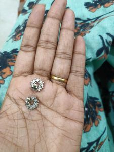 Silver Flower Earrings