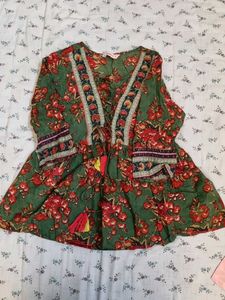 Short Kurti/tunic With Flare