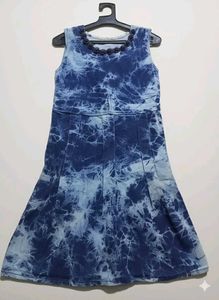 Cute Denim Look Dress