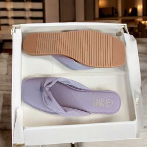 Pink Bow Thong Sandals