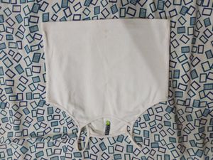 White Tank Crop Top