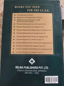 Class 10 Concise Mathematics.